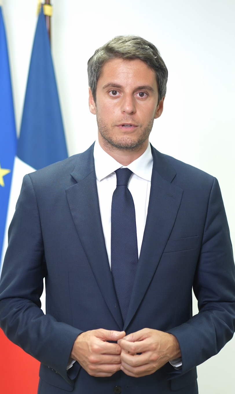 Gabriel Attal apporte son soutien à Plus Forts Ensemble